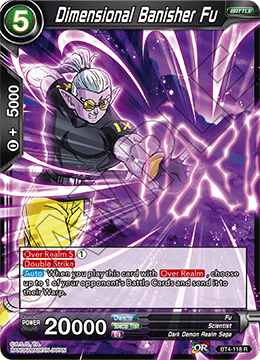 Dimensional Banisher Fu - Colossal Warfare - Rare - BT4-118