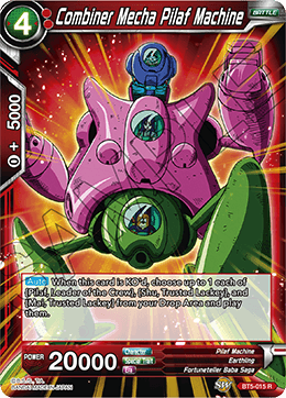 Combiner Mecha Pilaf Machine - Miraculous Revival - Rare - BT5-015