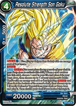 Resolute Strength Son Goku - Miraculous Revival - Rare - BT5-030