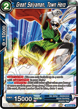 Great Saiyaman, Town Hero - Miraculous Revival - Common - BT5-032