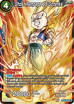Ghost Rampage SS Gotenks - Miraculous Revival - Super Rare - BT5-040