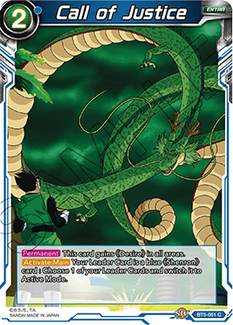 Call of Justice - Miraculous Revival - Common - BT5-051