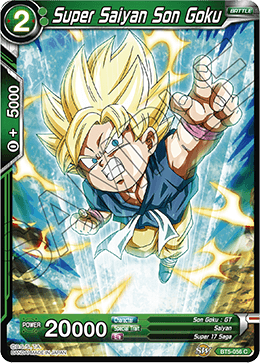 Super Saiyan Son Goku (Green) - Miraculous Revival - Common - BT5-056