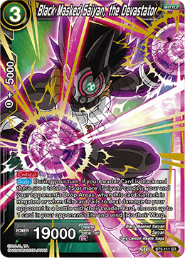 Black Masked Saiyan, the Devastator - Miraculous Revival - Super Rare - BT5-111