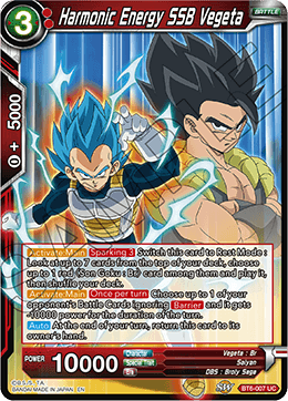 Harmonic Energy SSB Vegeta - Destroyer Kings - Uncommon - BT6-007