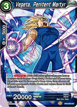 Vegeta, Penitent Martyr - Destroyer Kings - Uncommon - BT6-033