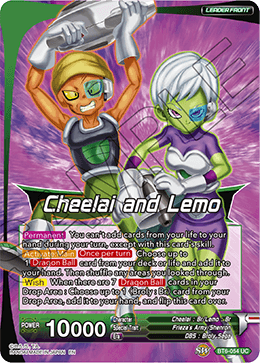 Cheelai and Lemo // Cheelai and Lemo, the Kindhearted - Destroyer Kings - Uncommon - BT6-054