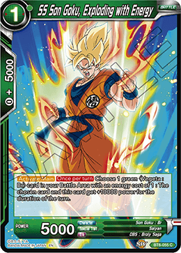 SS Son Goku, Exploding with Energy - Destroyer Kings - Common - BT6-055