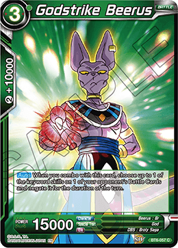 Godstrike Beerus - Destroyer Kings - Common - BT6-057