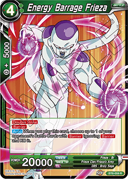 Energy Barrage Frieza - Destroyer Kings - Rare - BT6-059