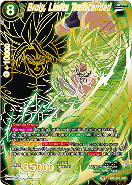 Broly, Limits Transcended (SPR) - Destroyer Kings - Special Rare - BT6-060_SPR