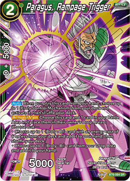 Paragus, Rampage Trigger - Destroyer Kings - Super Rare - BT6-064