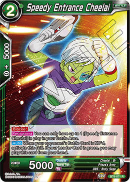 Speedy Entrance Cheelai - Destroyer Kings - Rare - BT6-071