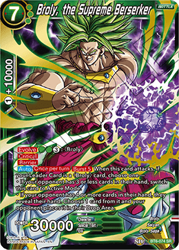 Broly, the Supreme Berserker - Destroyer Kings - Super Rare - BT6-074