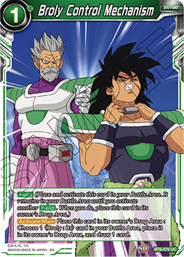 Broly Control Mechanism - Destroyer Kings - Uncommon - BT6-076