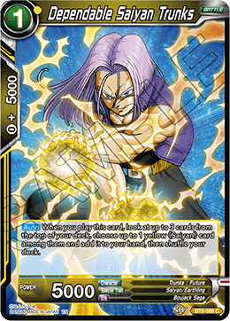 Dependable Saiyan Trunks - Destroyer Kings - Common - BT6-086