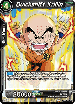 Quickshift Krillin - Destroyer Kings - Uncommon - BT6-108