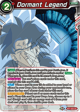 Dormant Legend - Assault of the Saiyans - Uncommon - BT7-022