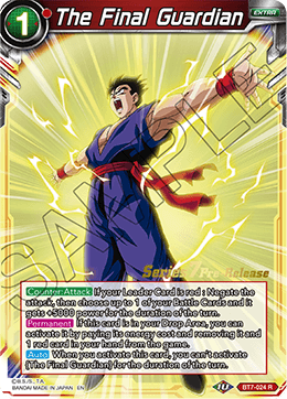 The Final Guardian - Assault of the Saiyans Pre-Release Cards - Promo - BT7-024_PR