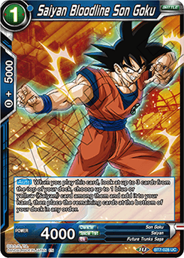 Saiyan Bloodline Son Goku - Assault of the Saiyans - Uncommon - BT7-028