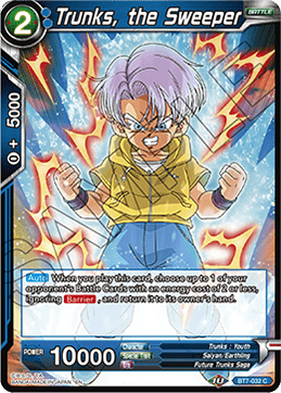 Trunks, the Sweeper - Assault of the Saiyans - Common - BT7-032