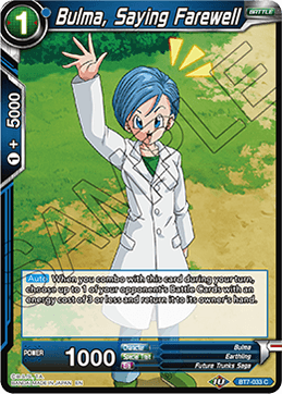 Bulma, Saying Farewell - Assault of the Saiyans - Common - BT7-033