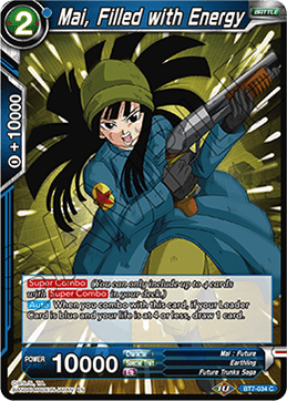 Mai, Filled with Energy - Assault of the Saiyans - Common - BT7-034