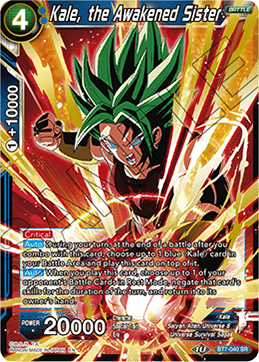 Kale, the Awakened Sister - Assault of the Saiyans - Super Rare - BT7-040