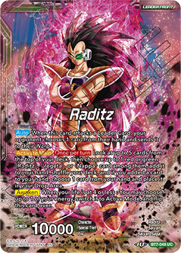 Raditz // Raditz, Brotherly Hate - Assault of the Saiyans - Uncommon - BT7-049