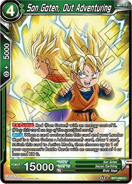 Son Goten, Out Adventuring - Assault of the Saiyans - Common - BT7-056