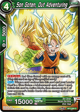 Son Goten, Out Adventuring - Assault of the Saiyans Pre-Release Cards - Promo - BT7-056_PR