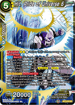 Hit, Pride of Universe 6 - Assault of the Saiyans - Super Rare - BT7-079