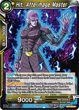 Hit, Afterimage Master - Assault of the Saiyans - Common - BT7-080