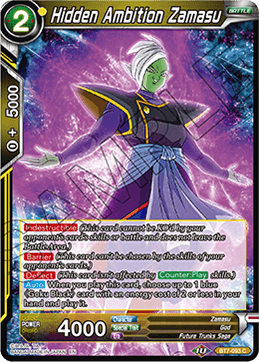 Hidden Ambition Zamasu - Assault of the Saiyans - Common - BT7-093
