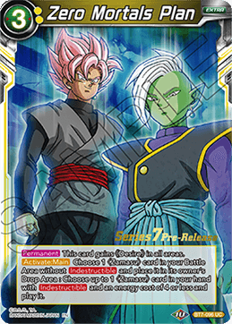 Zero Mortals Plan - Assault of the Saiyans Pre-Release Cards - Promo - BT7-096_PR