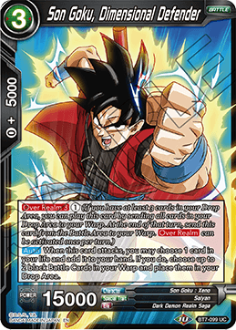 Son Goku, Dimensional Defender - Assault of the Saiyans - Uncommon - BT7-099