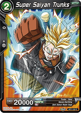 Super Saiyan Trunks - Assault of the Saiyans Pre-Release Cards - Promo - BT7-102_PR