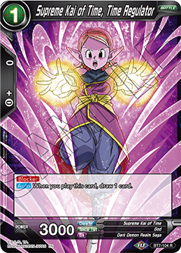 Supreme Kai of Time, Time Regulator - Assault of the Saiyans - Rare - BT7-104