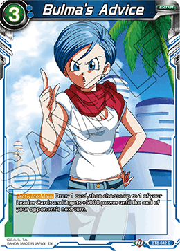 Bulma's Advice - Malicious Machinations - Common - BT8-042