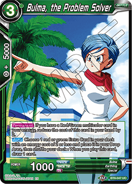 Bulma, the Problem Solver - Malicious Machinations - Uncommon - BT8-047