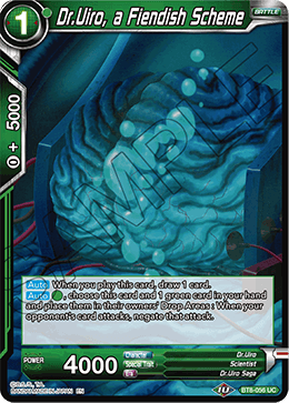 Dr.Uiro, a Fiendish Scheme - Malicious Machinations - Uncommon - BT8-056