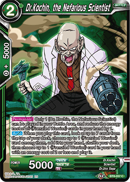 Dr.Kochin, the Nefarious Scientist - Malicious Machinations - Common - BT8-057
