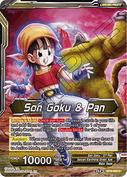Son Goku & Pan // SS4 Son Goku, Senses Regained - Malicious Machinations Pre-Release Cards - Common - BT8-066_PR