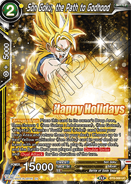Son Goku, the Path to Godhood (Gift Box 2019) - Promotion Cards - Promo - BT8-068