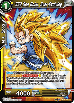 SS3 Son Goku, Ever-Evolving - Malicious Machinations - Common - BT8-069