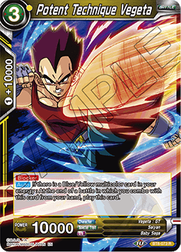 Potent Technique Vegeta - Malicious Machinations - Rare - BT8-073