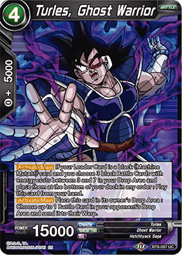 Turles, Ghost Warrior - Malicious Machinations - Uncommon - BT8-097