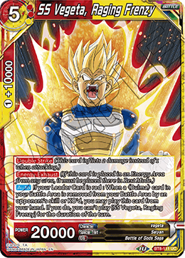SS Vegeta, Raging Frenzy - Malicious Machinations - Uncommon - BT8-111