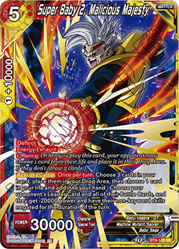 Super Baby 2, Malicious Majesty - Malicious Machinations - Super Rare - BT8-115