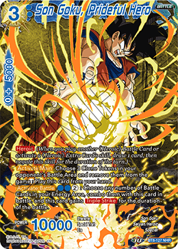Son Goku, Prideful Hero - Malicious Machinations - Noble Hero Rare - BT8-127